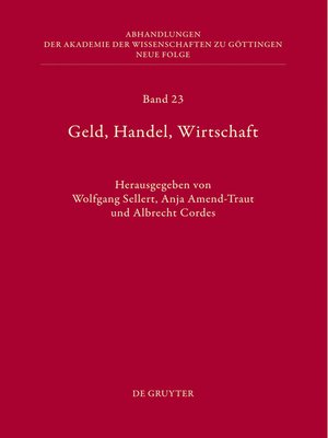 cover image of Geld, Handel, Wirtschaft